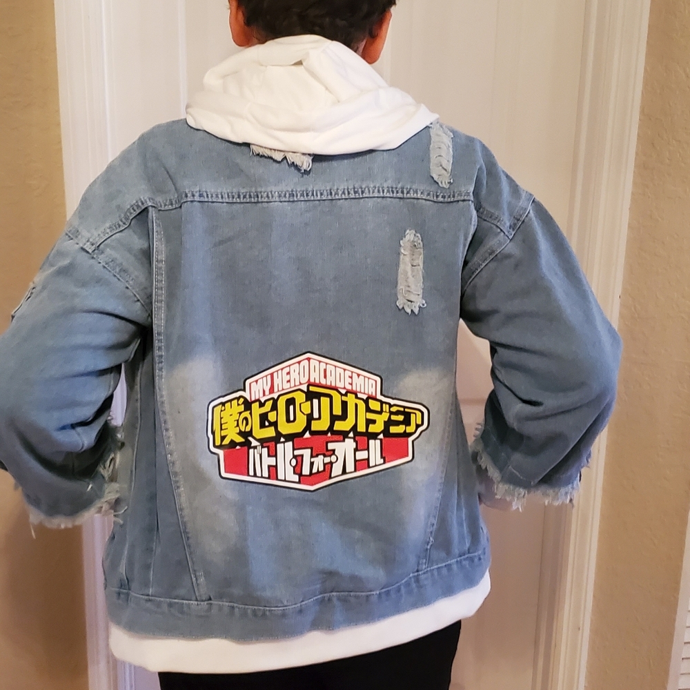 MY HERO ACADAMIA anime inspired Denim Jacket / Hoodie